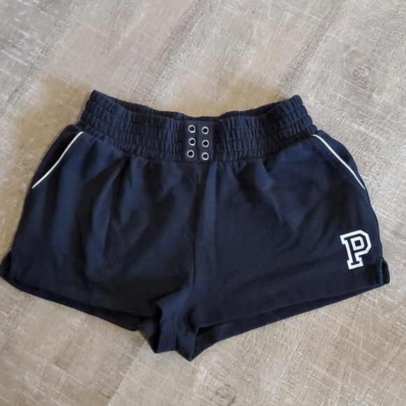 PINK Victoria's Secret Pants - PINK, black cotton shorts.